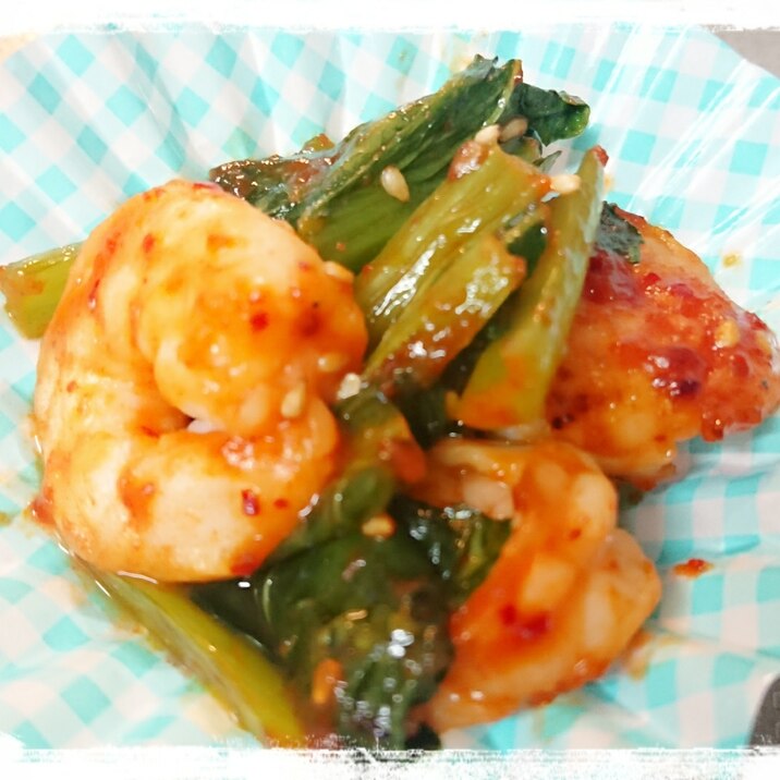 お弁当の隙間おかず えびと小松菜のケチャップ炒め レシピ 作り方 By ぼーずの母ちゃん 楽天レシピ お弁当の隙間おかず えびと小松菜のケチャップ炒め レシピ 作り方 By ぼーずの母ちゃん 楽天レシピ